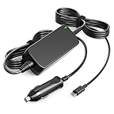 Basicvolt 12V/24V KFZ Laptop Ladegerät USB C 100W Auto Laptop Netzteil Ladekabel für Lenovo...