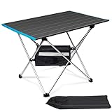 Uniguardian Campingtisch Klappbar, Aluminium Camping Tisch Klein Leichte mit Tasche, Campingtisch...