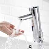 AIMADI Infrarot Sensor Wasserhahn Automatisch Mischbatterie Induktion Badarmatur Waschtisharmatur...