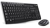 Logitech MK270 Combo Tastatur und kabellose Maus kabellosem Nano-Empfänger (QWERTZ- Deutsches...