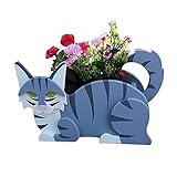 LPBSKHJW DIY Blumentopf, Blumentöpfe in Cartoon-Tierform, Blumentopf in Katzenform für die...