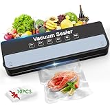 Raycial Vakuumierer, Vakuumiergerät mit Vakuumierbeuteln, All-in-1 Vakuumierer für Trockene,...