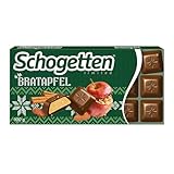 Schogetten Winter Edition Bratapfel I 100 g Schokoladentafel I mit Vollmilch-Schokolade & in...