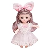Mini-Puppen Mode Anime – realistische Figur, Körper mit Gelenken, Puppenkleidung mit stylischer...