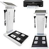 LQQYJSM Körpergrößen-, Gewichts- Und Fettwaage Mit 10,1-Zoll-Hd-Touchscreen, Elektronischer Waage...