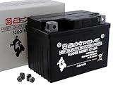 2EXTREME Batterie 12V 5Ah SLA4L-BS, wartungsfreie versiegelte und vorgeladene Rollerbatterie...