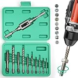 10 Tlg Schraubenausdreher Set,Linksausdreher Inkl Windeisen,M3-M18 Ausdreher Set Für Beschädigte...