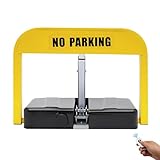 Parkplatzsperre, Elektronisches Autoparkschloss mit Fernbedienung, Elektrisch Fernbedienung...
