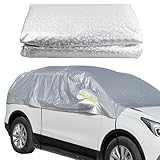 Cozlly Halbgarage Auto Winter Abdeckplane,wasserdichte Outdoor Auto Autoabdeckung,Wetterfeste Auto...