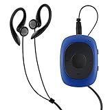 AGPTEK Mini Clip 8GB MP3 Player mit Bügel-Kopfhörer und Silikon Hülle, Leichter Sport Musik...