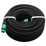 Yaheetech Gartenbewässerung Tropfschlauch 30m Φ16mm (1/2 Zoll) Perlschlauch für Tropfbewässerung...