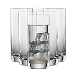 SCHOTT ZWIESEL Longdrinkglas Simple (6er-Set), geradlinige Trinkgläser für Longdrinks,...
