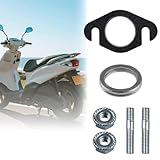 NineSSJLY Auspuffdichtung Set für 50ccm Roller – Flachdichtung & Runddichtung + Schrauben &...