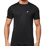 CFLEX Herren Sport Shirt Fitness T-Shirt Sportswear Collection - Schwarz L