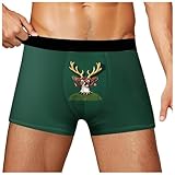 Duanminxi Boxershorts Herren Weihnachten Lustige Unterhosen Männer Weihnachtsstring für Männer...