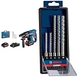 Bosch Professional 18V System Akku Bohrhammer GBH 18V-21 (inkl. Akku, Ladegerät, 6-tlg....