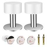 GZkushi 2 Stk Türstopper Wand, 304 Edelstahl Türstopper Selbstklebend, für Wandmontage zum Schutz...