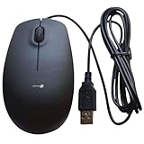 SIMPLETEK - Optische USB 2.0 Maus mit Kabel - Beidhändig | Verkabelt, 1000 DPI, 3 Tasten |...