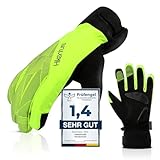 HIKENTURE Winterhandschuhe, Wasserdicht Fahrrad Winter Herren Damen, Winddichte Skihandschuhe...