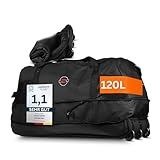 Große Reisetasche mit Rollen 120 L – Faltbare Rolltasche & Sporttasche XXL – leicht, robust &...