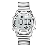 Hearkent Herren Sprechende Uhr Deutsch Ankündigung,Senioren Armbanduhr Sehbehinderte Uhren...