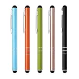 Eingabestift 5 Stück i-Pad Stift Stylus Pen i-Pad Pencil für iPhone Samsung Galaxy Xiaomi Redmi...