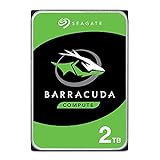 Seagate Barracuda 2TB interne Festplatte HDD, 3.5 Zoll, 7200 U/Min, 256 MB Cache, SATA 6GB/s,...