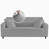 Sofa überzug 2 Sitzer Sofabezug mit Armlehnen, Stretch Sofa überwurfdecke, Modern waschbar...