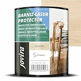 JOVIRA PINTURAS Lack-Lasur Satinierter Schutzlack auf Wasserbasis. Dekoriert und schützt Holz. (750...