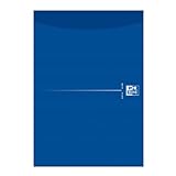 Oxford Briefblock A4 blanko, Lineatur 20, 50 Blatt, blau, 10 Stück