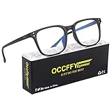 Occffy Blaulichtfilter Brille Ohne Sehstärke UV Gamer Gaming Brille von PC PS4 Computerbrille...
