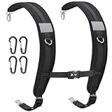 Pitozer Rucksackgurte, Rucksack-Schultergurt für Taschen, Ersatz, gepolsterter Gurt, verstellbar,...