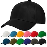 4sold Baseball Cap Baumwolle, Unisex Baseballkappe Herren Damen, Verstellbar Einheitsgröße,...