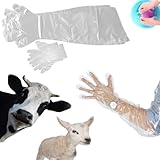 BAOSROY Veterinär Handschuh,Handschuhe Lang,Veterinärhandschuhe Extra Lange,Handschuhe...