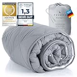 Feluna® Bettdecke 4-Jahreszeiten Steppdecke Bettwäsche; Atmungsaktive Winter- & Sommerdecke;...