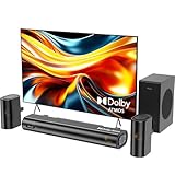 Hiwill 4.1 Kanal Dolby Atmos Soundbar für TV Geräte mit Subwoofer, 300W, 2...