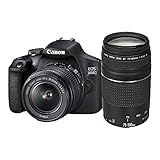 Canon EOS 2000D Spiegelreflexkamera (24,1 MP, DIGIC 4+, 7,5 (3,0 Zoll) LCD, Full-HD, WiFi, APS-C...