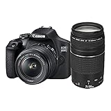 Canon EOS 2000D Spiegelreflexkamera (24,1 MP, DIGIC 4+, 7,5 (3,0 Zoll) LCD, Full-HD, WIFI, APS-C...