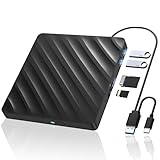 Wbacon 5-in-1 Bluray Laufwerk Extern Externer Bluray Brenner DVD Burner External Blu Ray Drive for...