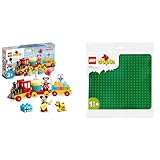 LEGO DUPLO Disney Mickys und Minnies Geburtstagszug, Zug-Spielzeug & DUPLO Bauplatte in Grün,...