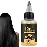 Haarwachstumsöl | Anpassungsfähige Pflege | 60 ml und 50 ml | Pflanzliche Pflege | Booster für...