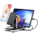 SwanScout 5-in-1 Ladestation für Samsung Geräte, Wireless Ladegerät für Samsung...