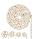 Baumwollkordel, Makramee-Garnseil, viele Größen Baumwollseil für DIY-Bastelarbeiten, Geschenke...