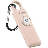 Thopeb Personal Alarm Schlüsselanhänger Frauen - Extra Laute Sirene, Stroboskoplicht, Sicherheit...