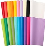 80 Blatt Seidenpapier, 20 Farben Buntes Papier, 50 X 70 cm Bastelpapier Transparent Geschenkpapier,...