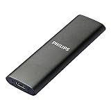 Philips Externe Portable SSD 500 GB - Ultra Slim SATA Ultra Speed USB-C, Lesegeschwindigkeit bis zu...