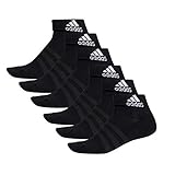 adidas Ankle / Quarter Socken Unisex Kurzsocke Knöchelsocke 6 Paar, Farbe:Black, Socken &...