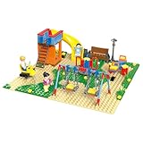 BlueBrixx Play 107422 – Spielplatz aus Klemmbausteinen mit 345 Bauelementen