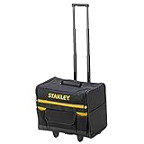 Stanley Werkzeugkoffer (mit Rollen, 44,5 x 25,5 x 42 cm, wasserfester Kunststoffboden, Trolley aus...