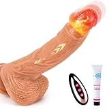 Klassische Dildo Sex Spielzeug für die Paare Frau mit 35ml Gleitgel, Vibrator Vibratorensets für...